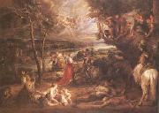 Peter Paul Rubens Landscape with St George (mk25) oil painting artist